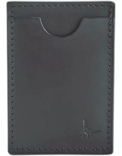 Jack Wills Rainham Leather Card Holder - Grey