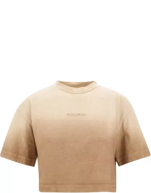 Woolrich dip Dye Cotton T-shirt