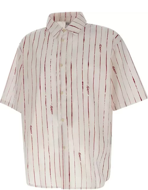 Marcelo Burlon county Pinstripes Cotton Shirt