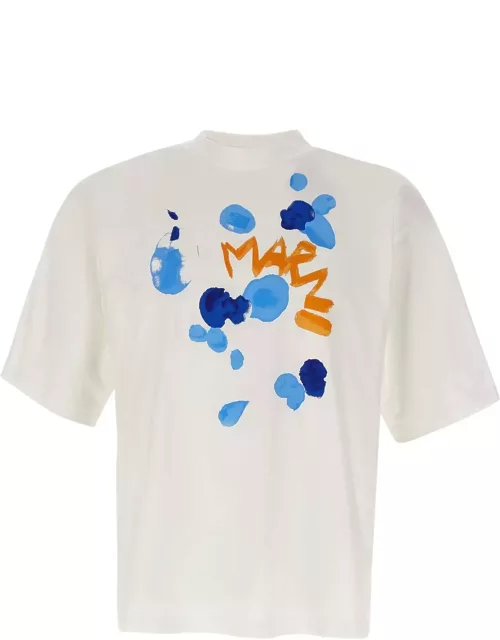 Marni dripping Flower Cotton T-shirt