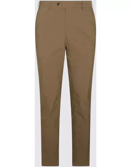 PT01 Brown Green Cotton Pant