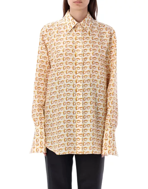 Burberry London Patterned Silk Shirt