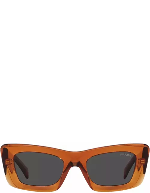 Prada Eyewear Pr 13zs Crystal Orange Sunglasse