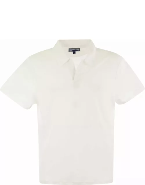 Vilebrequin Short-sleeved Linen Polo Shirt
