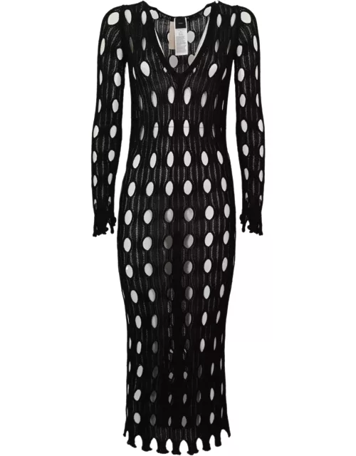 Pinko Ring Perforated Dres