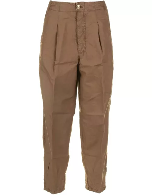 Myths Brown High-waisted Trouser