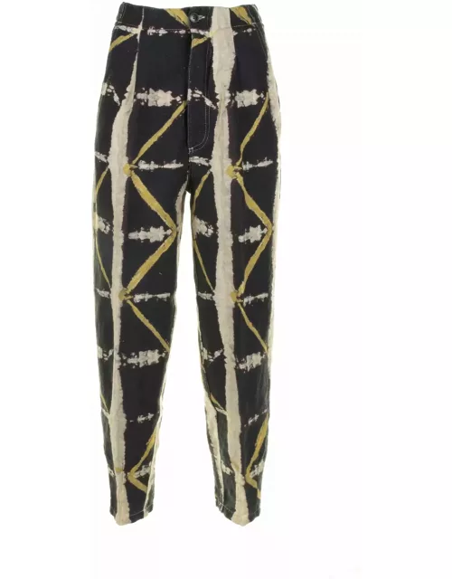 Myths High-waisted Patterned Trouser