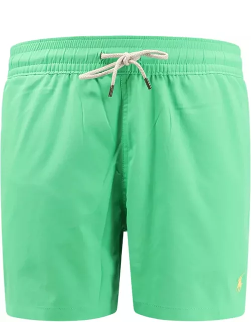 Polo Ralph Lauren Green Swim Shorts With Embroidered Pony