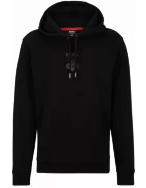 BOSS x NFL cotton-terry hoodie with special artwork- Dark Grey Men's Tracksuit