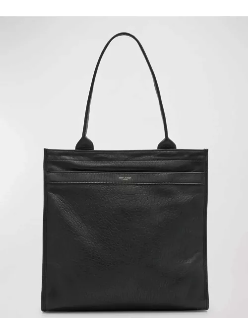 Men's Tote Bag in Leather