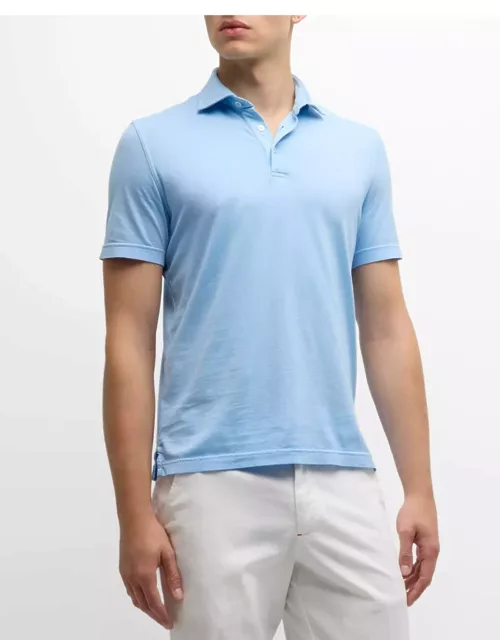 Men's Zero Cotton Jersey Frosted Polo Shirt