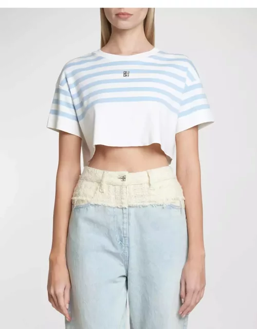 Striped Crop T-Shirt
