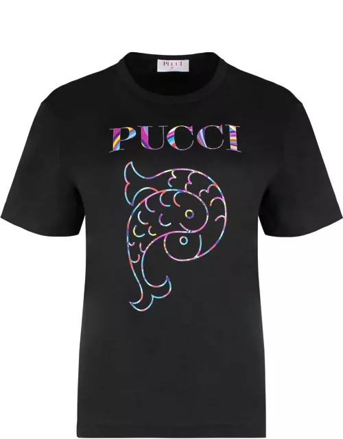 Pucci Cotton Crew-neck T-shirt