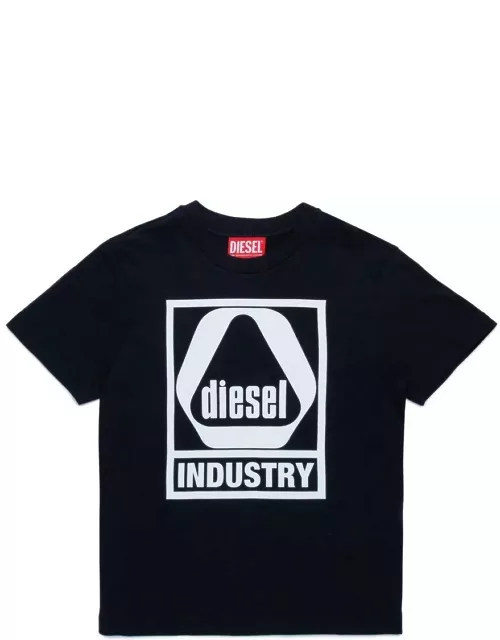 Diesel Tunni Logo-printed Crewneck T-shirt