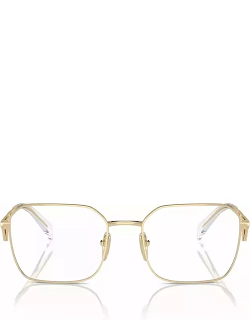 Prada Eyewear Pr A51v Pale Gold Glasse