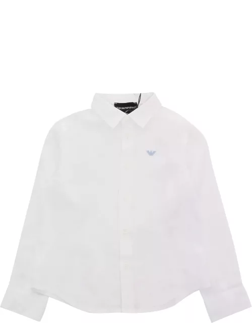 Emporio Armani White Shirt With Logo