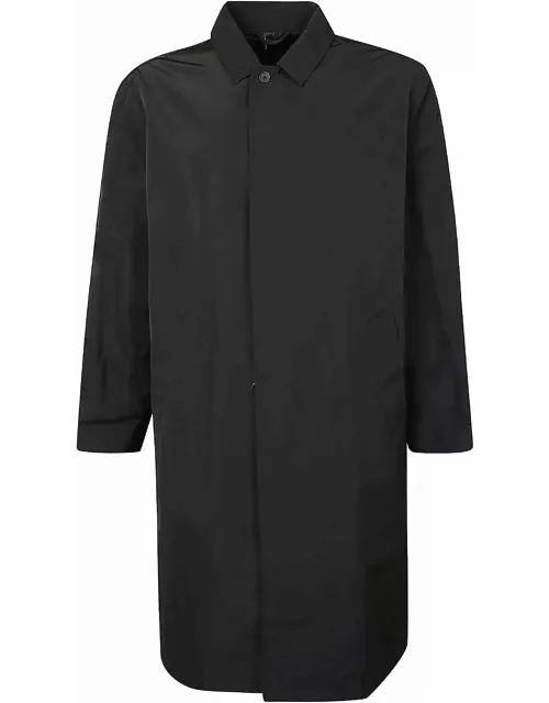Maison Flaneur Single-buttoned Plain Long Coat