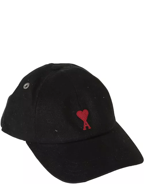 Ami Alexandre Mattiussi Heart Embroidered Baseball Cap