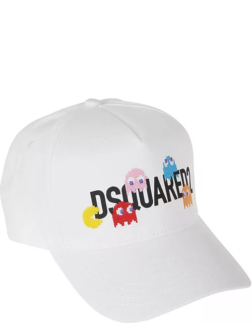 Dsquared2 Pac-man Logo Baseball Cap