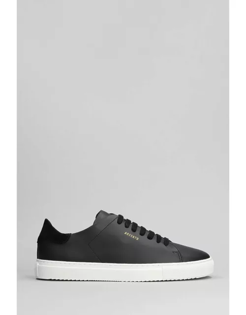Axel Arigato Clean 90 Sneakers In Black Suede And Leather
