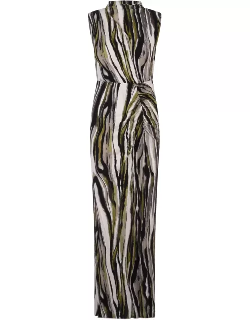 Diane Von Furstenberg Apollo Dress In Zebra Mist