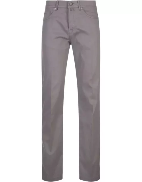 Kiton Grey 5 Pocket Straight Leg Trouser