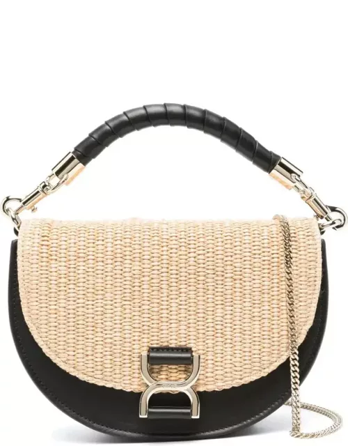 Chloé Marcie Flap And Chain Bag In Hot Sand