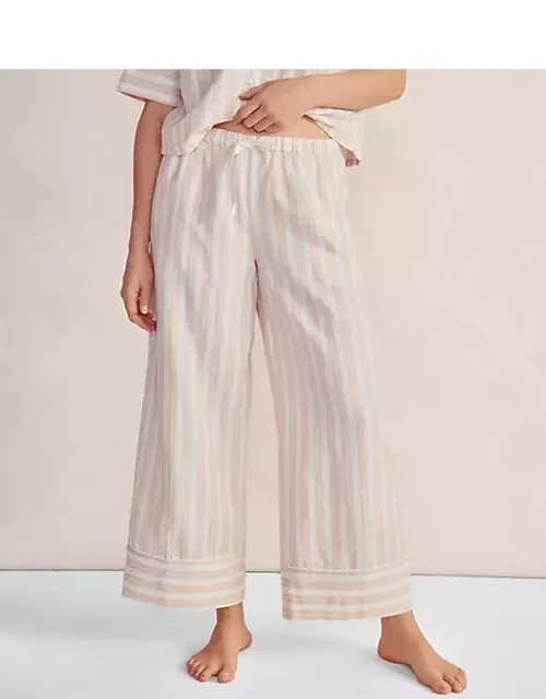 Loft Haven Well Within Organic Cotton Linen Striped Pajama Pant
