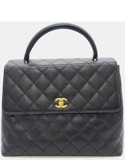 Chanel Leather Small Kelly Top Handle Bag