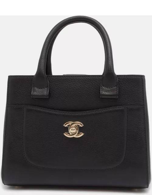 Chanel Black Leather Executive Tote Bag