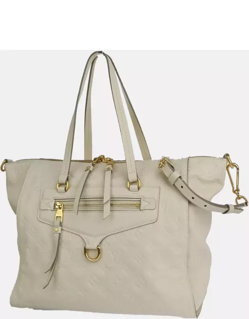 Louis Vuitton White Monogram Empreinte Leather Lumineuse PM Shoulder Bag