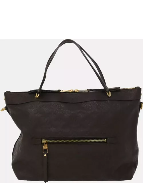Louis Vuitton Brown Monogram Empreinte Leather Bastille Shoulder Bag