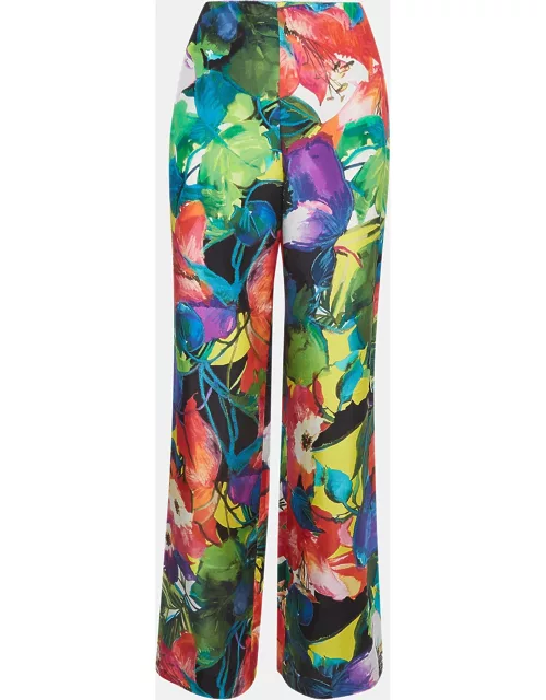 Ralph Lauren Multicolor Floral Print Wide Leg Pants