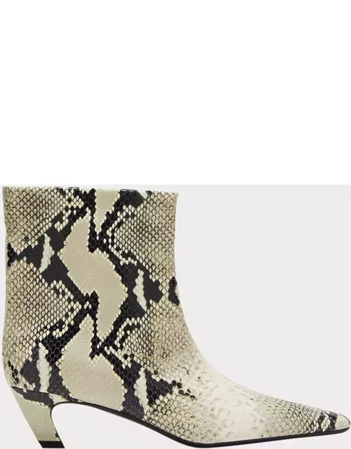Arizona Snake-Print Leather Boot