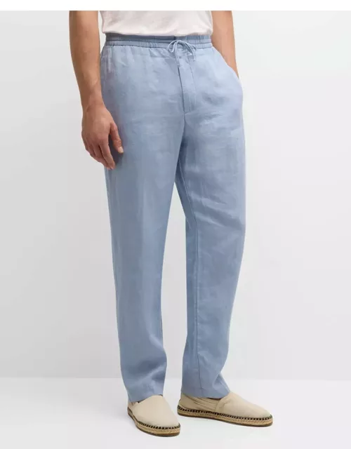 Men's Linen-Blend Drawstring Pant