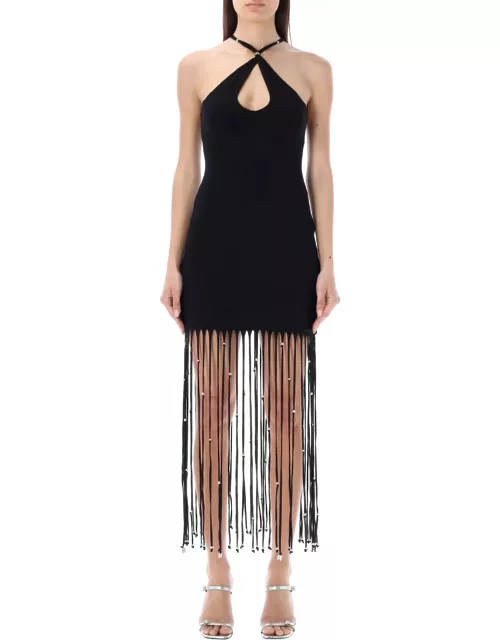 Rotate by Birger Christensen Elea Fringed Maxi Dres