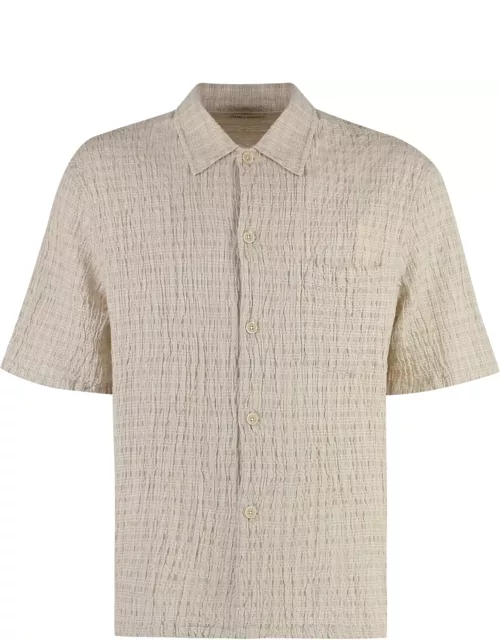 Our Legacy Box Linen-cotton Blend Shirt