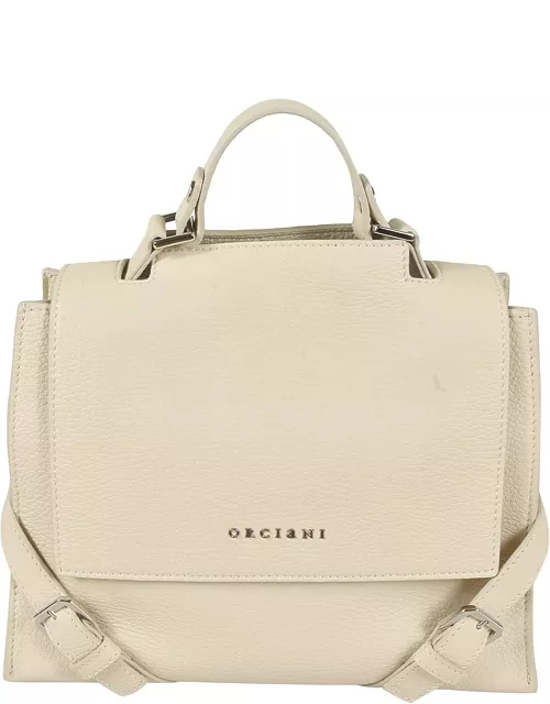 Orciani Logo Top Handle Tote