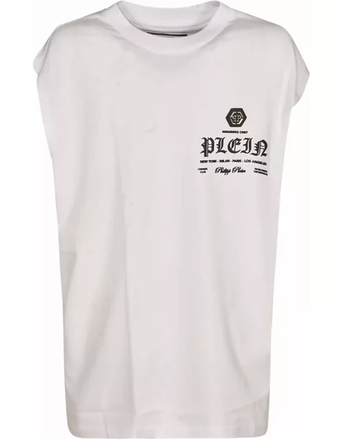 Philipp Plein Logo Round Neck T-shirt