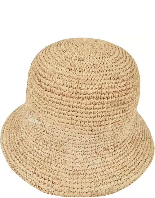 Borsalino Rafia Crochet Bucket Hat