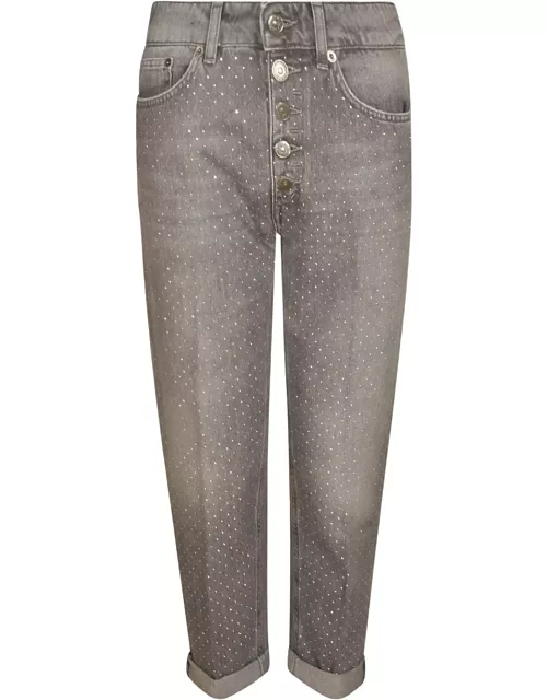Dondup Cropped Dotted Jean