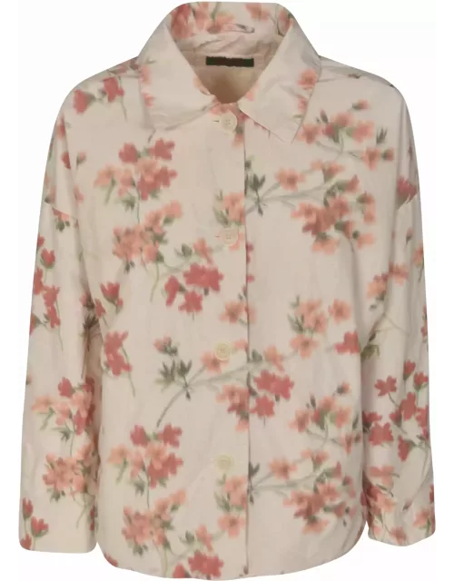 Casey Casey Floral Print Buttoned Jacket