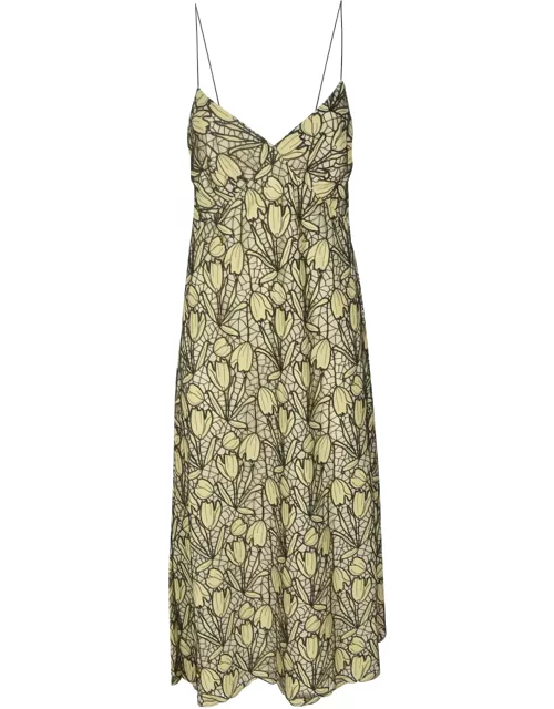 Paul Smith All-over Floral Print V-neck Dres