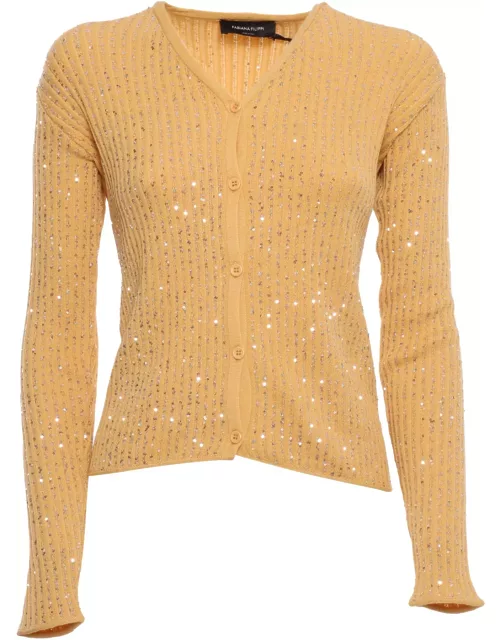Fabiana Filippi Orange Cotton Sweater