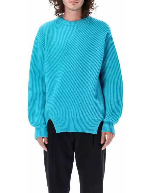 Jil Sander Ribbed Fine Wool Sweater