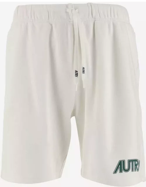 Autry Cotton Short Pants With Logo