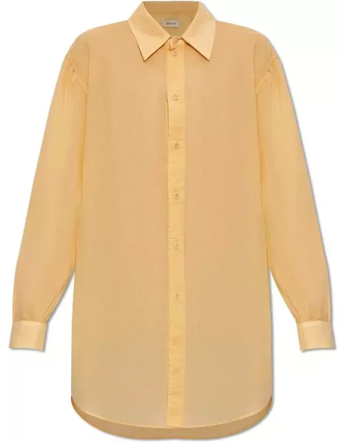 Lemaire Semi-sheer Long Sleeved Buttoned Shirt