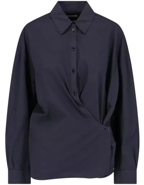 Lemaire Twist-detailed Button-up Shirt