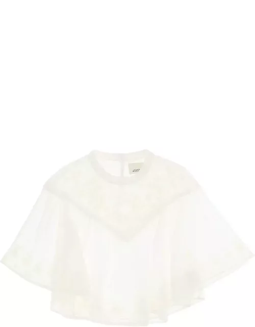 Isabel Marant Elodia Embroidered-detailed Top