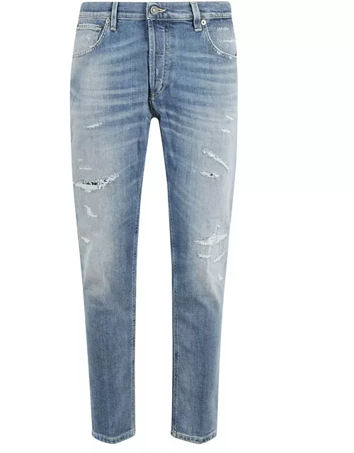 Dondup Ripped Detailed Jean